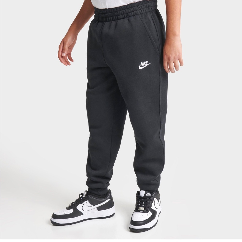 Nike Kids Black Fleece Joggers